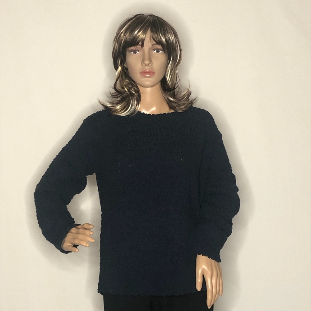 NWT Black Teddy Bounclé Sweater by Style & Co. Size Med